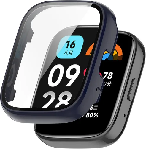 Vista 3 de Funda de reloj compatible con Redmi Watch 3/Watch 3 Lite, protector de pantalla de policarbonato duro, antiarañazos, a prueba de golpes, carcasa 6