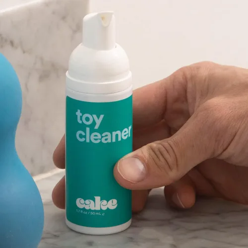 Vista 2 de Limpiador de juguetes Hello Cake, limpiador de juguetes para adultos con bomba de fácil uso, limpiador espumoso natural suave, sin fragancias