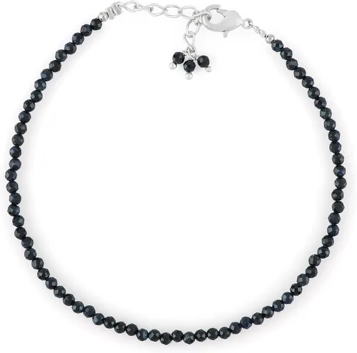 Vista 18 de TGH Pulsera de cuentas naturales con piedras preciosas microfacetadas, joyería para ella, cristales curativos energéticos de piedra natal, cadena