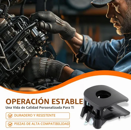 Vista 6 de Goamotors 15924033 Manija de bloqueo de guantera Ebony para Chevy Corvette C6 2005-2013, reemplazo para 15924032, guantera C6 Corvette