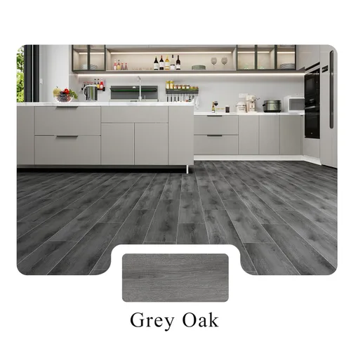 Vista 9 de MULGREAT Paquete de 6 muestras de azulejos para despegar y pegar, suelo de vinilo impermeable con aspecto de madera, tablón de lujo autoadhesivo