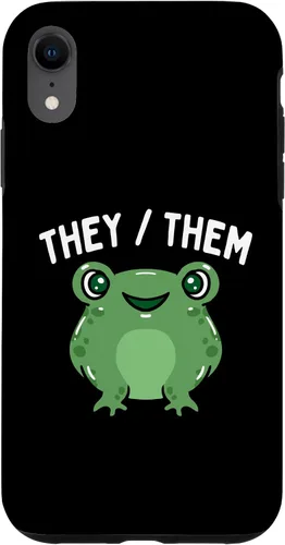 Vista 8 de iPhone 15 Gender Queer They Them Pronombres LGBTQ Pride Month No Binario Case