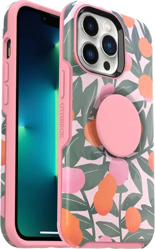 Vista 8 de OtterBox + Pop Symmetry Series Funda para iPhone 13 Pro (solamente) Embalaje no minorista (Berry Flow)
