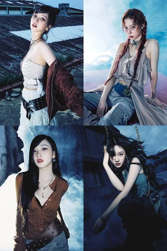Vista 5 de (GIANT Ver.) AESPA DRAMA El cuarto mini álbum (WINTER Ver. + 1ea Store Tarjeta de fotos de regalo) K-POP SELLADO