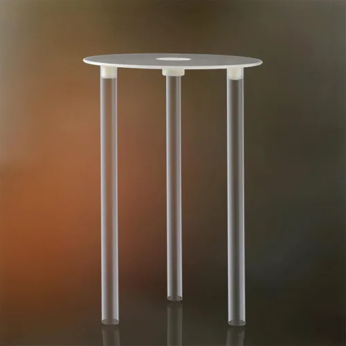 Vista 4 de Soporte para pasteles de boda, soporte para pasteles blancos, soporte de doble capa para tartas de plástico PP de grado alimenticio, soporte
