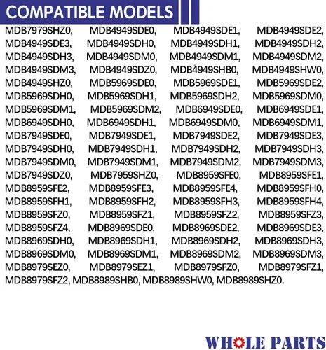 Vista 9 de Whole Parts - Cuchilla para picadora de lavavajillas mejorada # W11246682 - Repuesto y compatible con algunos lavavajillas Whirlpool - Reemplaza