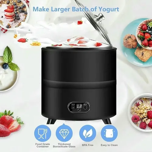 Vista 2 de Fabricante comercial de yogur, máquina automática de fermentación de yogur, fermentador eléctrico para vinagre de frutas, yogur, natto, vino de arroz