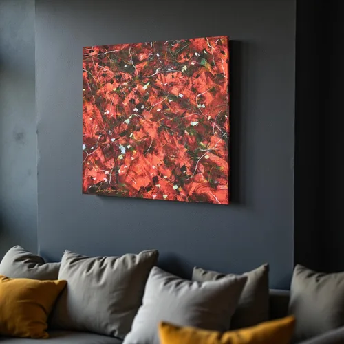Vista 13 de Gloliv Lienzo decorativo para pared, pintura abstracta para decoración de pared, reproducción autorizada por artistas, impresiones de lienzo