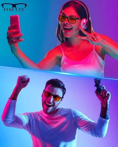 Vista 7 de Blue Light Blocking Glasses Gaming- Filtering Computer Gaming Screen/TV/Phone UV Blue Ray