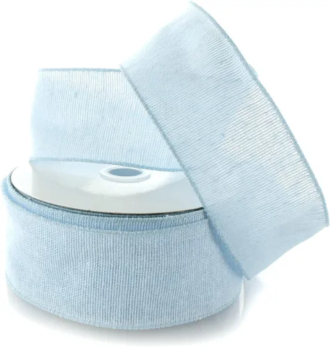 Vista 9 de Ribbon Traditions 815 - Cinta de arpillera con cable de 2.5 pulgadas, color crema, 10 yardas