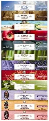 Vista 14 de Hosley Paquete de 480 varillas de incienso surtidas, 12 aromas, incluyendo Nag Champa, lavanda, sangre de dragón, bolsa de agarre, ideal