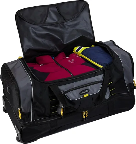 Vista 2 de TPRC Sierra Madre II - Bolsa vertical con ruedas, Negro Gris, Sierra Madre II - Bolsa de lona vertical con ruedas
