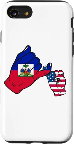 Vista 13 de iPhone XR Parent and child Haiti USA family Case
