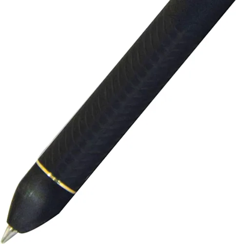 Vista 3 de Pentel EnerGel Kuro - Bolígrafo de gel líquido, (punta de 1/32 pulgadas - 0.7 mm) línea media, tinta negra, paquete de 12 (BL437R1-A)
