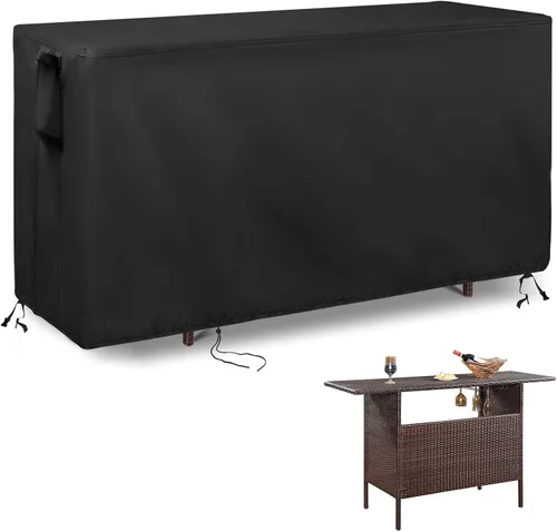 Vista 11 de Funda para Mesa de Trasplante, Cubierta Impermeable para Gabinete de Almacenamiento al Aire Libre Mederla 32"x19"x36", Funda Protectora para Armario