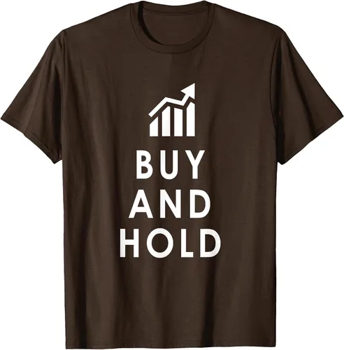 Vista 16 de Stocks Investing Buy and Hold Investor T-Shirt Asphalt Grey