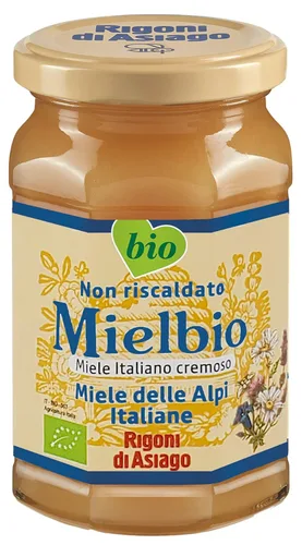 Vista 3 de Rigoni di Asiago Mielbio - Miel orgánica italiana cruda y cremosa, flor silvestre, 6