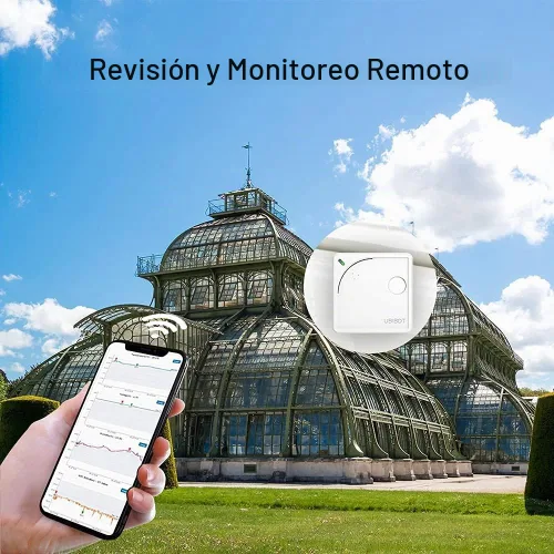 Vista 7 de Sensor ambiental WiFi WS1: temperatura, humedad, monitoreo de luz Sonda externa Alertas, informes de programación y uso compartido