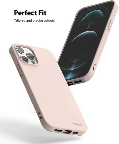 Vista 3 de Ringke Air-S Compatible with iPhone 12 Pro Case, Compatible with iPhone 12 Case 6.1" - Pink Sand