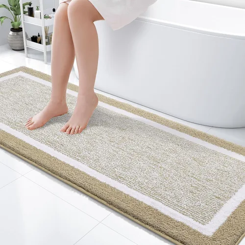 Vista 86 de OLANLY Alfombras de baño 24x16, tapetes de baño extra suaves y absorbentes de microfibra, antideslizantes, lavables a máquina, secan rápido