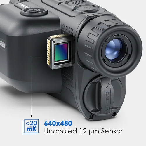 Vista 5 de Pulsar Axion 2 LRF XG35 Monocular térmico con telémetro láser de alcance XQ35 Pro