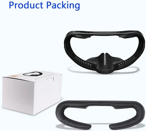 Vista 8 de Compatible with Playstation VR2 Face Bracket Replacement,VR PU Leather Facial Interface Pad Protective for PSVR2,Sweat-Proof Comfortable Face Cover