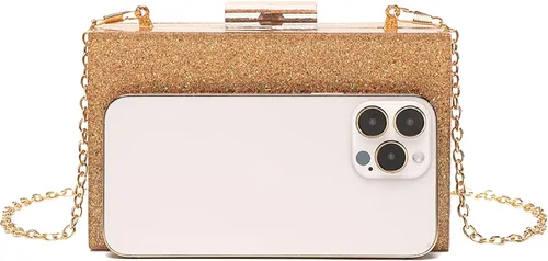 Vista 5 de LETODE Bolsos de mano de acrílico, bolso de plexiglás para mujer