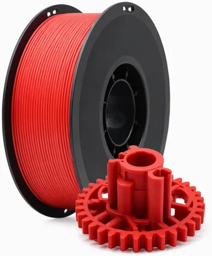 Vista 28 de Filamento PETG para impresora 3D, precisión dimensional +/- 0.001 in, carrete de 2.2 libras, 0.069 in, plateado 2.2 lbs plata