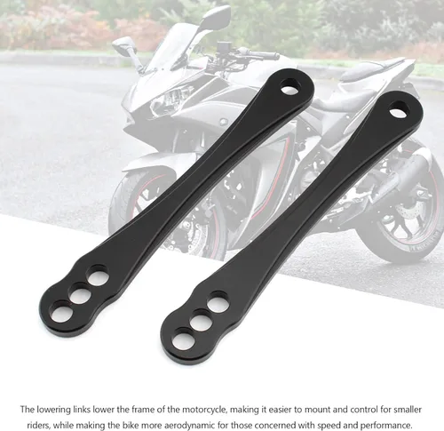 Vista 5 de Kit de eslabones de bajada de aluminio CNC para Yamaha YZF-R6 2006-2016