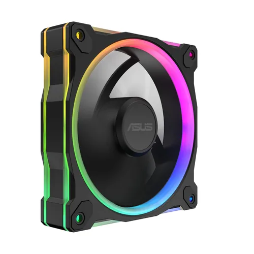 Vista 15 de ASUS Prime MR120 ARGB Case Fan - Paquete individual