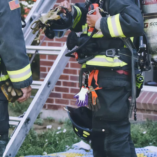 Vista 5 de KUNN Correa de guante de bombero, clips de soporte de guante de seguridad para el trabajo con clip de cocodrilo