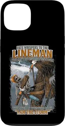 Vista 7 de Fate Whispers to The Lineman Proud Lineman Crew Job Pride Case for iPhone 17