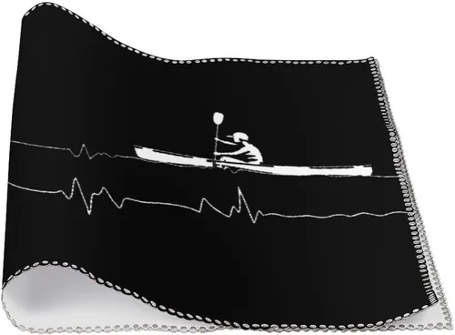 Vista 3 de Rowing Heartbeat Placemats Set of 6 Resistant Table Mats Washable Place Mats for Dinner Party Table Decoration