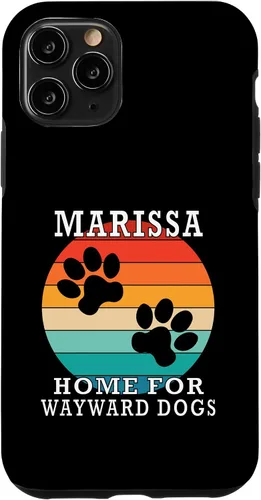 Vista 29 de Marissa Home for Wayward Dogs Family Name Case for iPhone 17