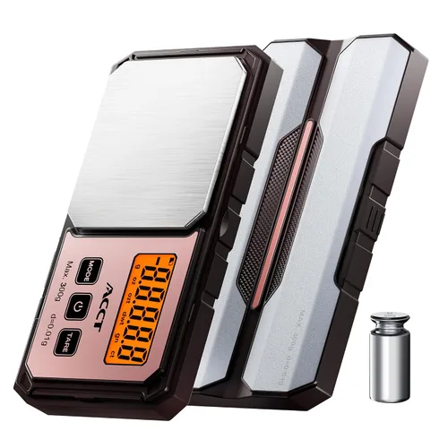 Vista 8 de Báscula digital de bolsillo de 10.58 oz x 0.00 oz, escala de gramos de alta precisión, mini escala digital de gramo y oz, báscula portátil