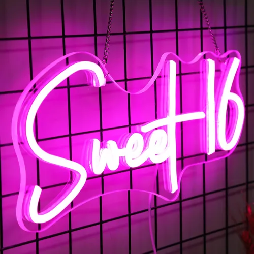 Vista 9 de Neonwall - Letrero de neón con texto en inglés "Hello Gorgeous para bodas, decoración de habitación de dormitorio, fiesta de cumpleaños, centro