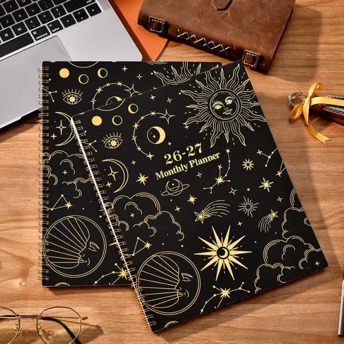 Vista 2 de Planificador Mensual 2026-2027 - 9'' x 11'', Planificador de Calendario Mensual 2026-2027, ENE. 2026 - DIC. 2027, Calendario Grande de 2 Años