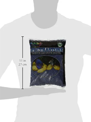 Vista 6 de Spectrastone - Grava de acuario azul especial para acuarios de agua dulce, bolsa de 5 libras