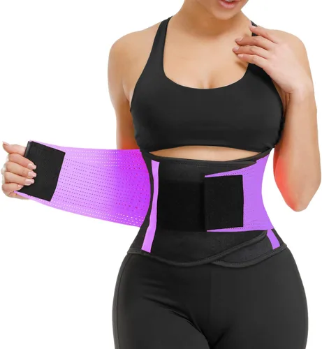 Vista 8 de VENUZOR Cinturón de entrenamiento de cintura para mujer – Faja reductora de cintura – Cinturón adelgazante – Cinturón deportivo (grado UP)