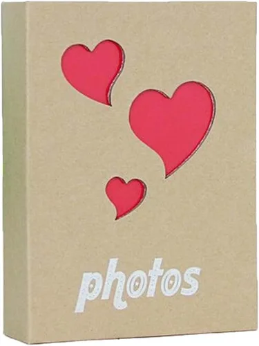 Vista 8 de Álbum de fotos con capacidad para 100 bolsillos, 4 x 6 pulgadas, álbum de fotos para niños, álbum de fotos de papel kraft para niños (trébol)