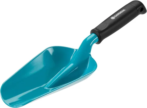 Vista 3 de Gardena Palita Largo Classic Acero de calidad, revestimiento duroplast para Plantar y trasplantar plantas altas, Estándar, 17.5 x 4.9 x 3.5 in