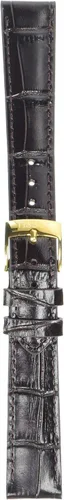 Vista 3 de Tissot Correa de reloj de piel de becerro marrón para mujer T600042317, Marrón, Moderno
