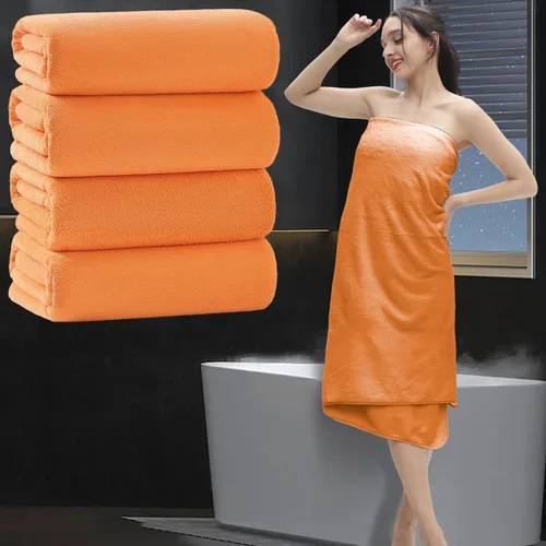 Vista 34 de Toalla de baño extra grande de 4 piezas (35 x 70 pulgadas), toalla de baño ultra suave de gran tamaño, juego de toallas de baño para baño, hotel