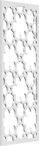 Vista 94 de 9 3/8"W x 24 3/8"H x 1/4"T Southgate Decorativos Paneles De Pared De Madera Calado, Abedul