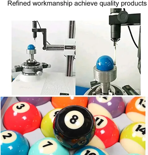 Vista 6 de CUPPA Juego de bolas de billar/bolas de billar profesional, 16 bolas completas para mesas de billar Brillante