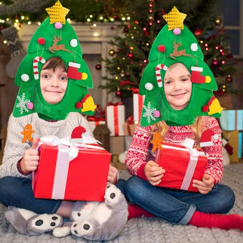 Vista 7 de DomeStar - Sombrero navideño divertido