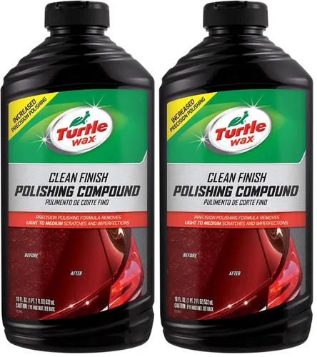 Vista 2 de Turtle Wax T-417 Compuesto Pulidor de Corte Limpio de Grado Premium - 18 Oz.