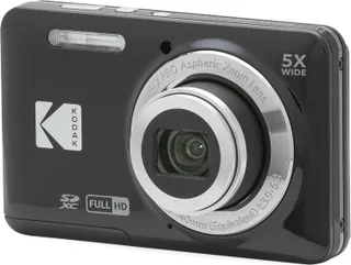 KODAK PIXPRO FZ55-BK - Cámara digital de sensor CMOS de 16 MP con zoom óptico de 5X, gran angular de 28 mm, video Full HD de 1080P, pantalla LCD de