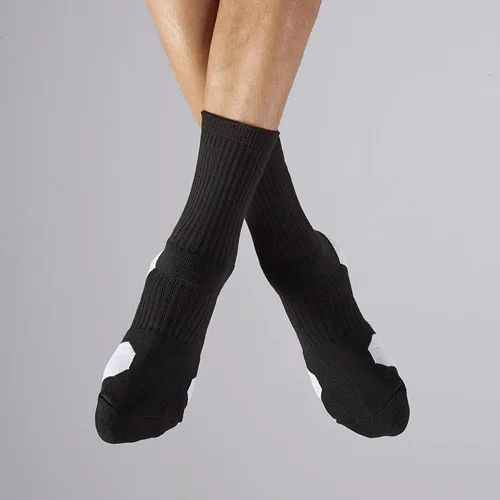 Vista 8 de DRASEX Calcetines deportivos para hombre, calcetines deportivos acolchados, paquete de 4 calcetines de baloncesto Elite calcetines gruesos