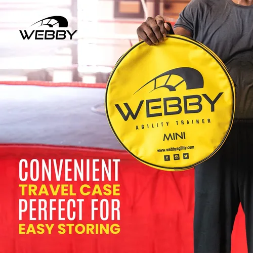 Vista 5 de Webby Agility Trainer – Circle Speed and Agility Ladder for High Intensity Reactive Footwork Drills and Skills – A Circular Piece of Reaction